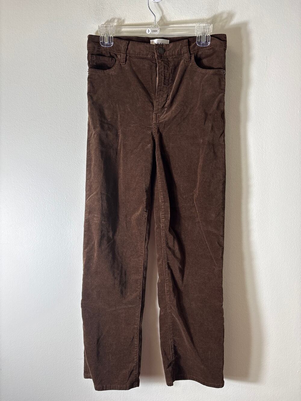 Frame Brown Cord 5 Pocket Pants Sz 28